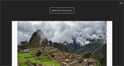 Desktop Screenshot of machupicchu100.org.pe